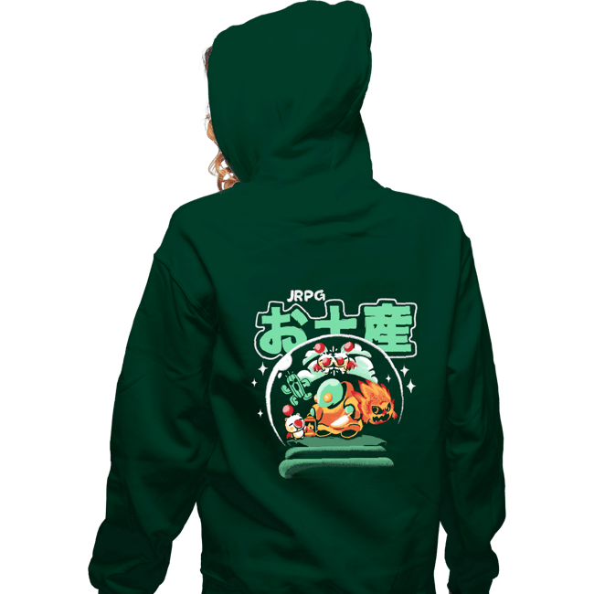Shirts Zippered Hoodies, Unisex / Small / Irish Green JRPG Souvenir Fantasy