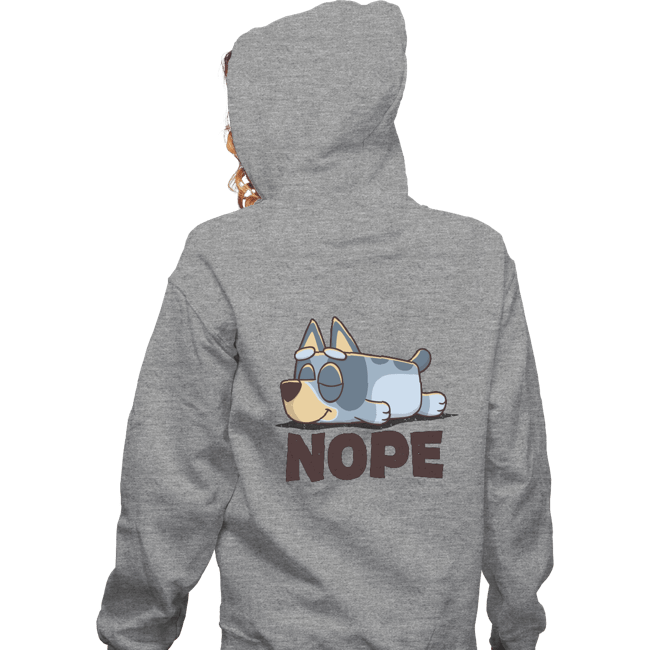 Daily_Deal_Shirts Zippered Hoodies, Unisex / Small / Sports Grey Lazy Heeler