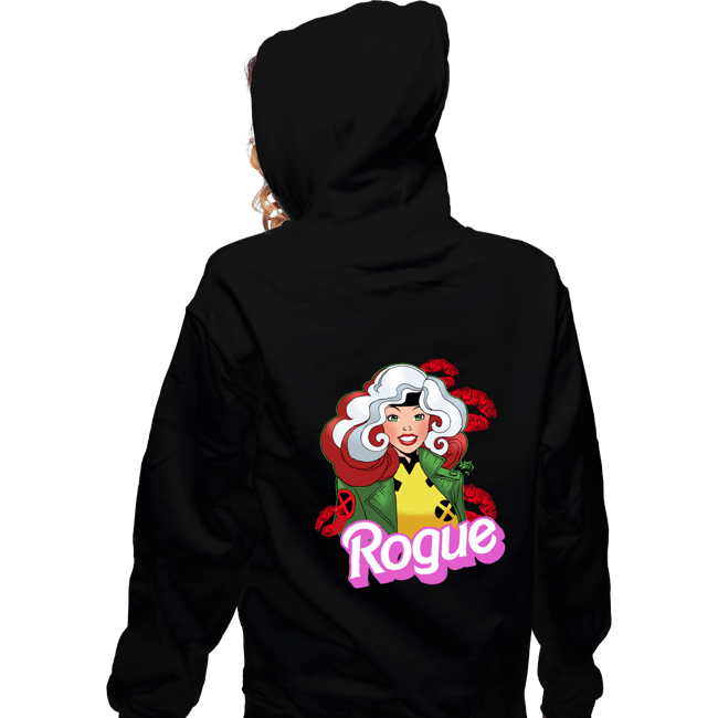 Daily_Deal_Shirts Zippered Hoodies, Unisex / Small / Black Rogue Barbie