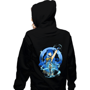 Shirts Zippered Hoodies, Unisex / Small / Black Valley Orchid Yelan