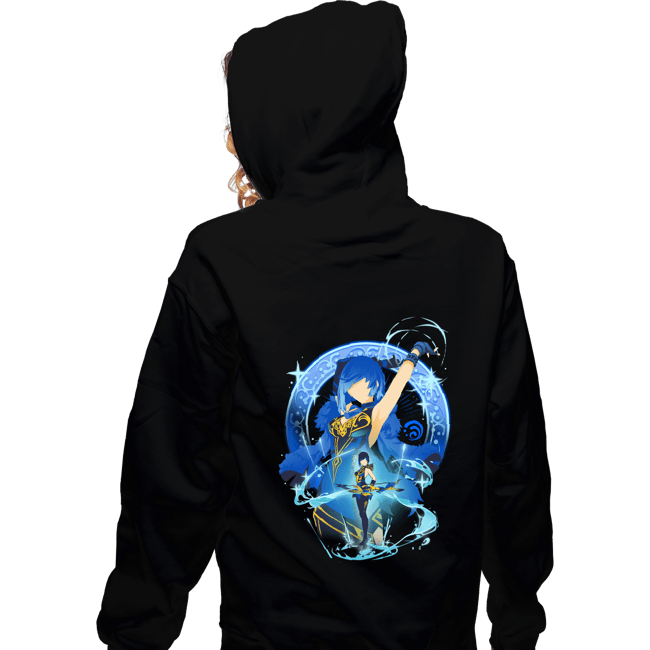 Shirts Zippered Hoodies, Unisex / Small / Black Valley Orchid Yelan