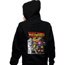 Load image into Gallery viewer, Daily_Deal_Shirts Zippered Hoodies, Unisex / Small / Black Back To The Subspace
