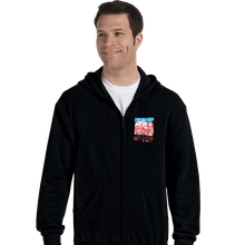 Load image into Gallery viewer, Daily_Deal_Shirts Zippered Hoodies, Unisex / Small / Black Web Slingers &#39;22
