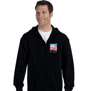 Daily_Deal_Shirts Zippered Hoodies, Unisex / Small / Black Web Slingers '22