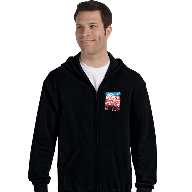 Daily_Deal_Shirts Zippered Hoodies, Unisex / Small / Black Web Slingers '22