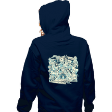 Load image into Gallery viewer, Shirts Zippered Hoodies, Unisex / Small / Navy Blade Resonance
