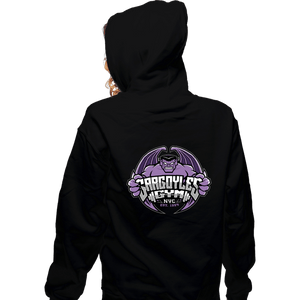 Secret_Shirts Zippered Hoodies, Unisex / Small / Black Gargoyles Gym