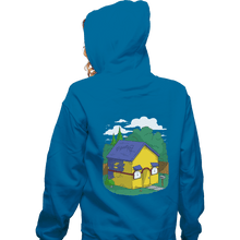 Load image into Gallery viewer, Shirts Pullover Hoodies, Unisex / Small / Sapphire Mil House
