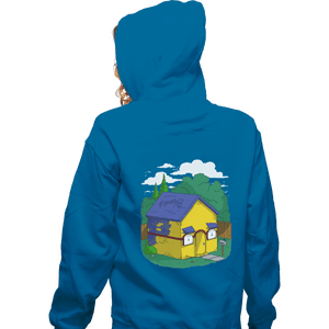 Shirts Pullover Hoodies, Unisex / Small / Sapphire Mil House