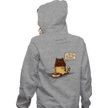 Load image into Gallery viewer, Daily_Deal_Shirts Zippered Hoodies, Unisex / Small / Sports Grey I Find My Lack Of Food Disturbing
