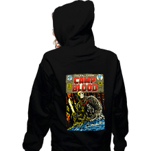 Load image into Gallery viewer, Daily_Deal_Shirts Zippered Hoodies, Unisex / Small / Black Camp Blood
