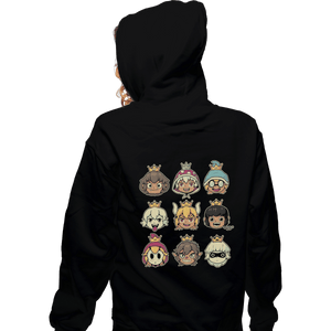 Shirts Zippered Hoodies, Unisex / Small / Black Evil Waifus