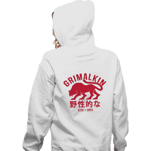 Load image into Gallery viewer, Shirts Zippered Hoodies, Unisex / Small / White Grimalkin

