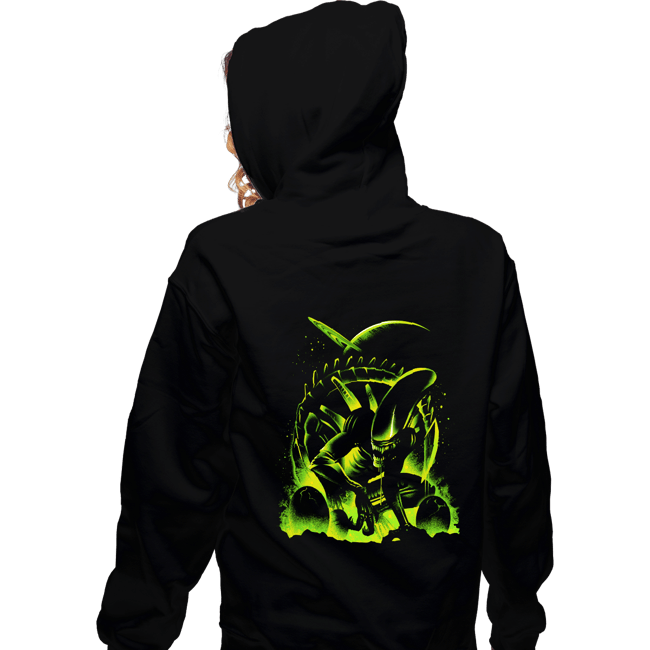 Daily_Deal_Shirts Zippered Hoodies, Unisex / Small / Black The Offspring Of Xeno