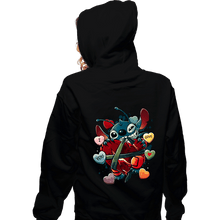 Load image into Gallery viewer, Daily_Deal_Shirts Zippered Hoodies, Unisex / Small / Black Experiment Valentine
