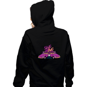 Shirts Zippered Hoodies, Unisex / Small / Black Slug Bug