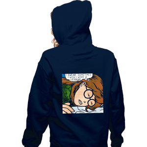 Secret_Shirts Zippered Hoodies, Unisex / Small / Navy Daria