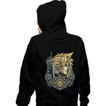 Load image into Gallery viewer, Shirts Zippered Hoodies, Unisex / Small / Black Emblem Of The Mercenary
