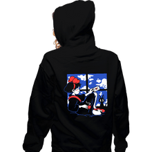 Load image into Gallery viewer, Shirts Zippered Hoodies, Unisex / Small / Black Delivery Resting
