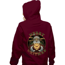Load image into Gallery viewer, Daily_Deal_Shirts Zippered Hoodies, Unisex / Small / Maroon Merry Critmas
