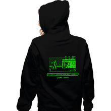 Load image into Gallery viewer, Secret_Shirts Zippered Hoodies, Unisex / Small / Black Nightmare Trail
