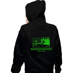 Secret_Shirts Zippered Hoodies, Unisex / Small / Black Nightmare Trail