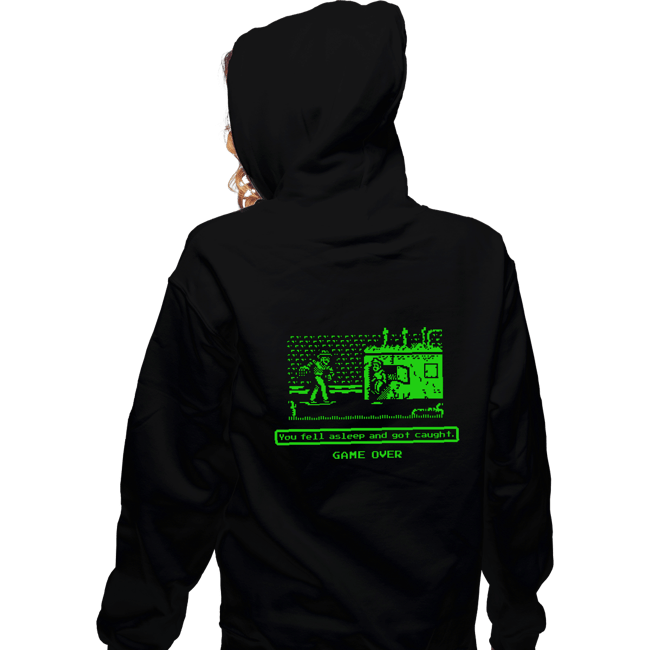 Secret_Shirts Zippered Hoodies, Unisex / Small / Black Nightmare Trail