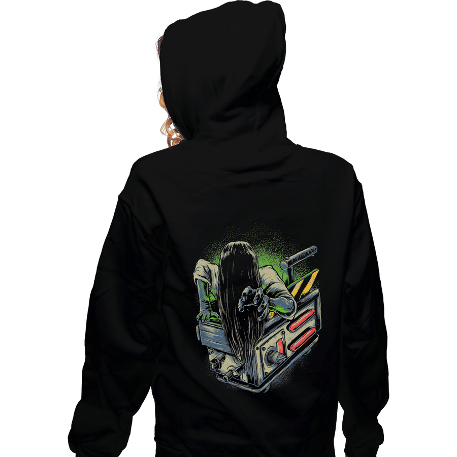 Shirts Zippered Hoodies, Unisex / Small / Black Trapped Ghost
