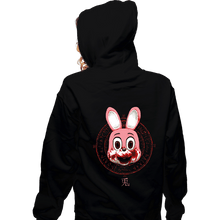 Load image into Gallery viewer, Secret_Shirts Zippered Hoodies, Unisex / Small / Black Robbie Hill
