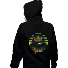 Load image into Gallery viewer, Daily_Deal_Shirts Zippered Hoodies, Unisex / Small / Black Mutant Orange
