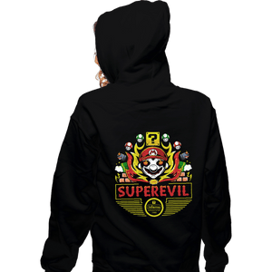 Shirts Zippered Hoodies, Unisex / Small / Black Superevil Inferno