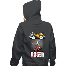 Load image into Gallery viewer, Daily_Deal_Shirts Zippered Hoodies, Unisex / Small / Dark Heather Roger
