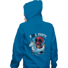 Load image into Gallery viewer, Shirts Zippered Hoodies, Unisex / Small / Royal Blue Pool Party
