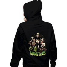 Load image into Gallery viewer, Shirts Zippered Hoodies, Unisex / Small / Black Monsters
