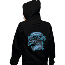 Load image into Gallery viewer, Shirts Zippered Hoodies, Unisex / Small / Black Ravenclaw
