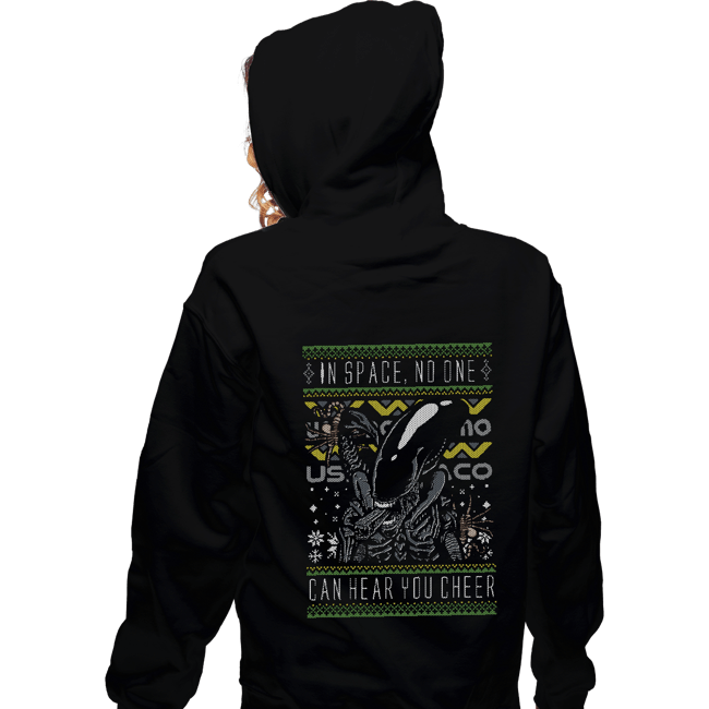 Daily_Deal_Shirts Zippered Hoodies, Unisex / Small / Black A Very Xeno Christmas