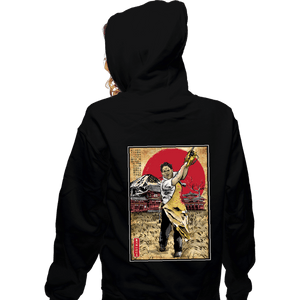 Daily_Deal_Shirts Zippered Hoodies, Unisex / Small / Black Leatherface In Japan