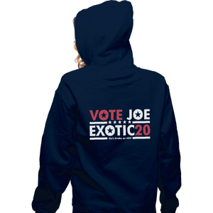 Shirts Zippered Hoodies, Unisex / Small / Navy Vote For Joe