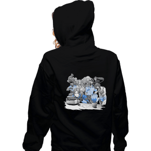 Shirts Zippered Hoodies, Unisex / Small / Black Waiting