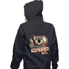 Load image into Gallery viewer, Shirts Zippered Hoodies, Unisex / Small / Dark Heather 100% Koalified
