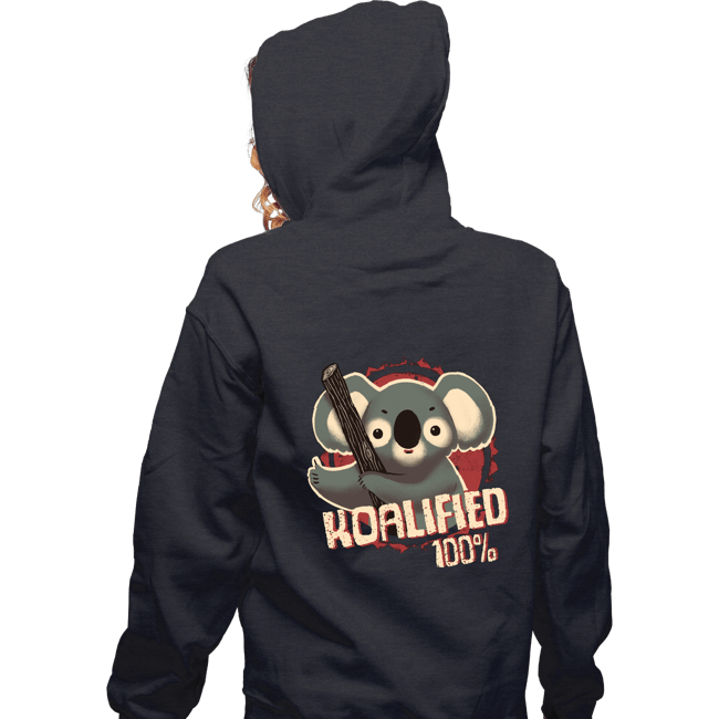 Shirts Zippered Hoodies, Unisex / Small / Dark Heather 100% Koalified