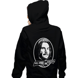 Shirts Zippered Hoodies, Unisex / Small / Black God Save The King