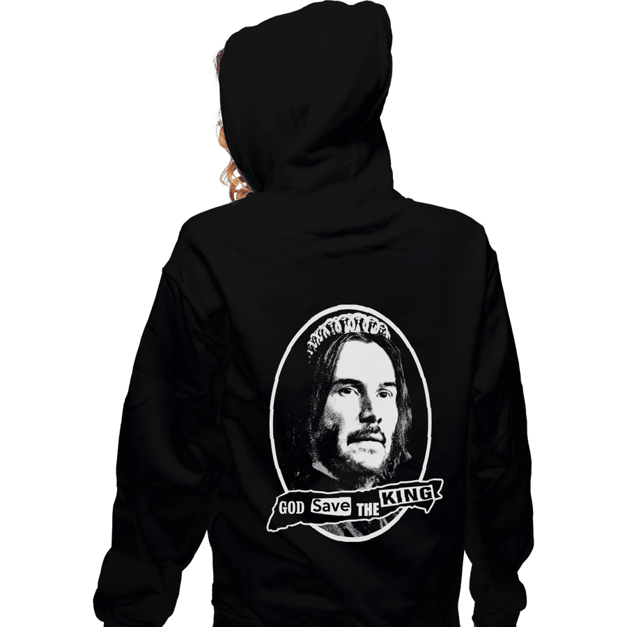 Shirts Zippered Hoodies, Unisex / Small / Black God Save The King