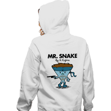Load image into Gallery viewer, Secret_Shirts Zippered Hoodies, Unisex / Small / White Mr. Snake
