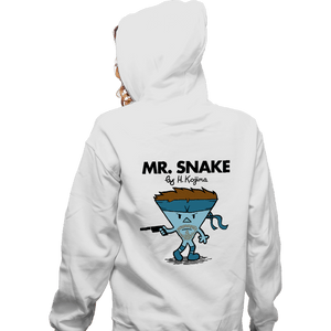 Secret_Shirts Zippered Hoodies, Unisex / Small / White Mr. Snake