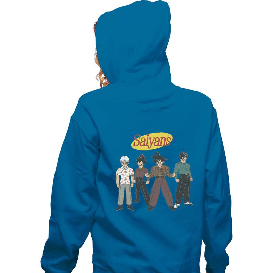 Shirts Zippered Hoodies, Unisex / Small / Royal Blue Saiyanfield