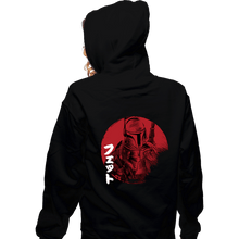 Load image into Gallery viewer, Daily_Deal_Shirts Zippered Hoodies, Unisex / Small / Black Red Sun Fett
