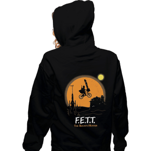 Shirts Zippered Hoodies, Unisex / Small / Black F.E.T.T. The Bounty Hunter