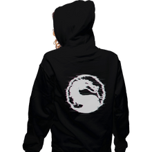 Load image into Gallery viewer, Shirts Zippered Hoodies, Unisex / Small / Black Mortal Glitch
