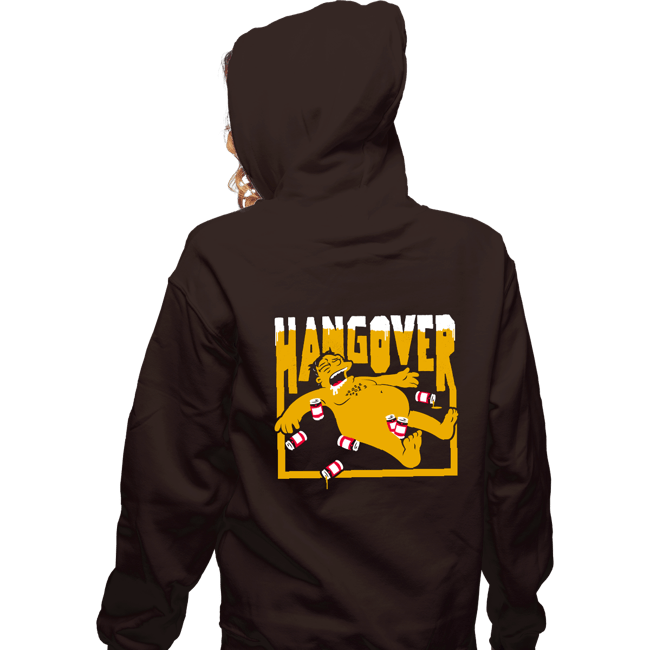 Secret_Shirts Zippered Hoodies, Unisex / Small / Dark Chocolate Hangover